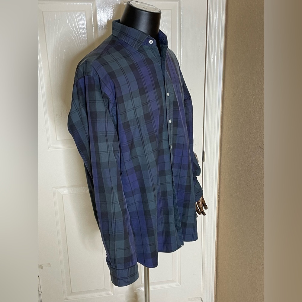 Polo Ralph Lauren Plaid Button Down Size Medium Vintage - Picture 2 of 11